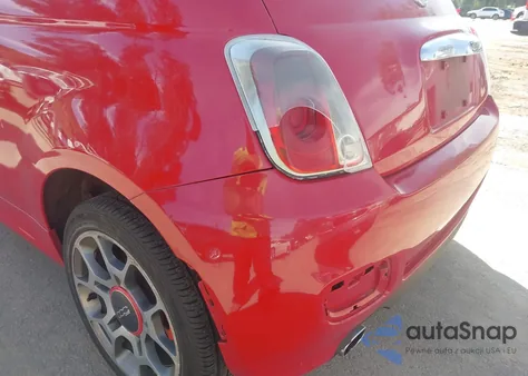 2013 Fiat 500 Sport z USA, uszkodzony, nr VIN 3C3CFFBR5DT515745